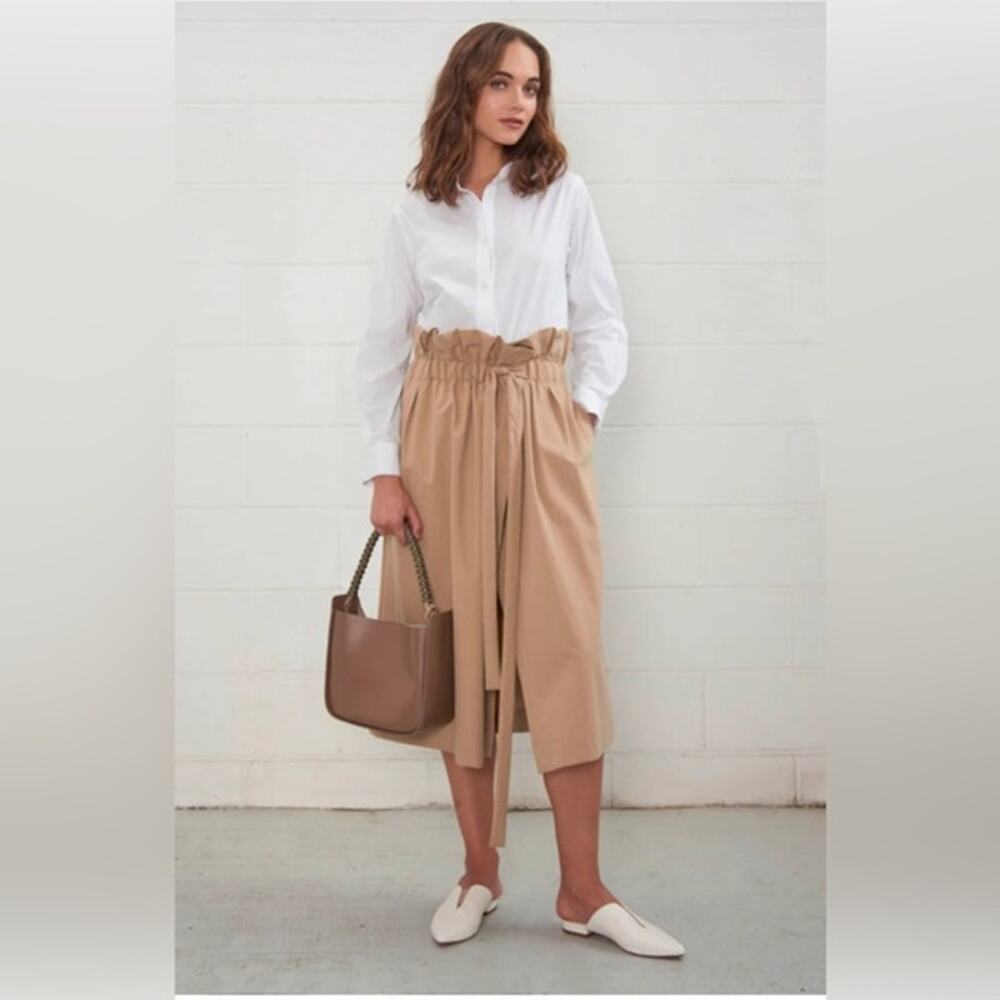 WE-AR4 The Seaport Wrap Old Money Academia Preppy Midi Dress NWT XS